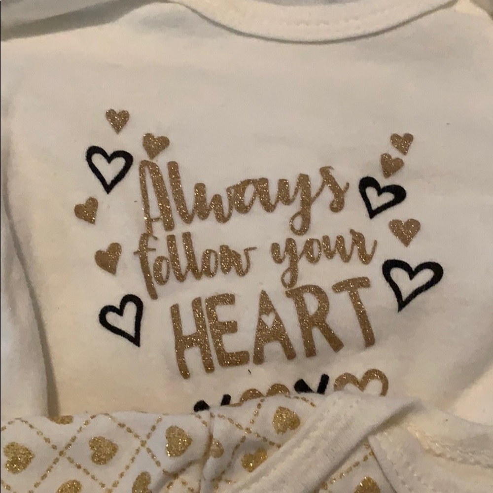 Baby girl onesie (two piece set)